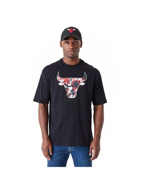 NewEra t-shirt Bulls OS NewEra | 60502658CHIBUL OS FLOWER LOGO